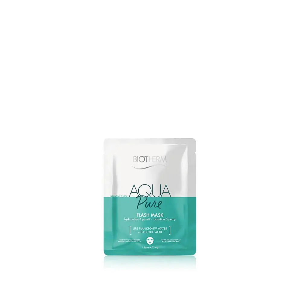 Biotherm Aquasource Aqua Pure Flash унисекс прочистувачка и хидратантна маска за лице 31гр. 3