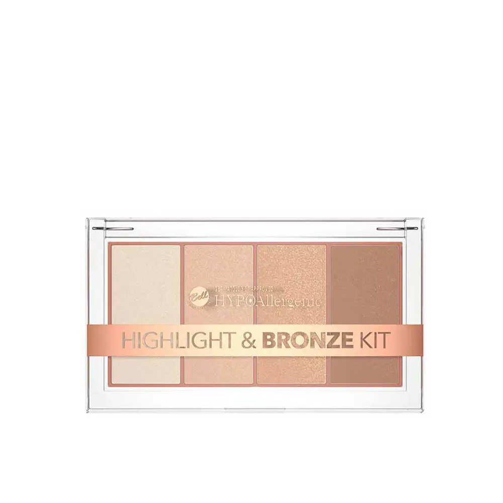 Bell HYPOAllergenic Highlight & Bronze палета бронзер и хајлајтер 1