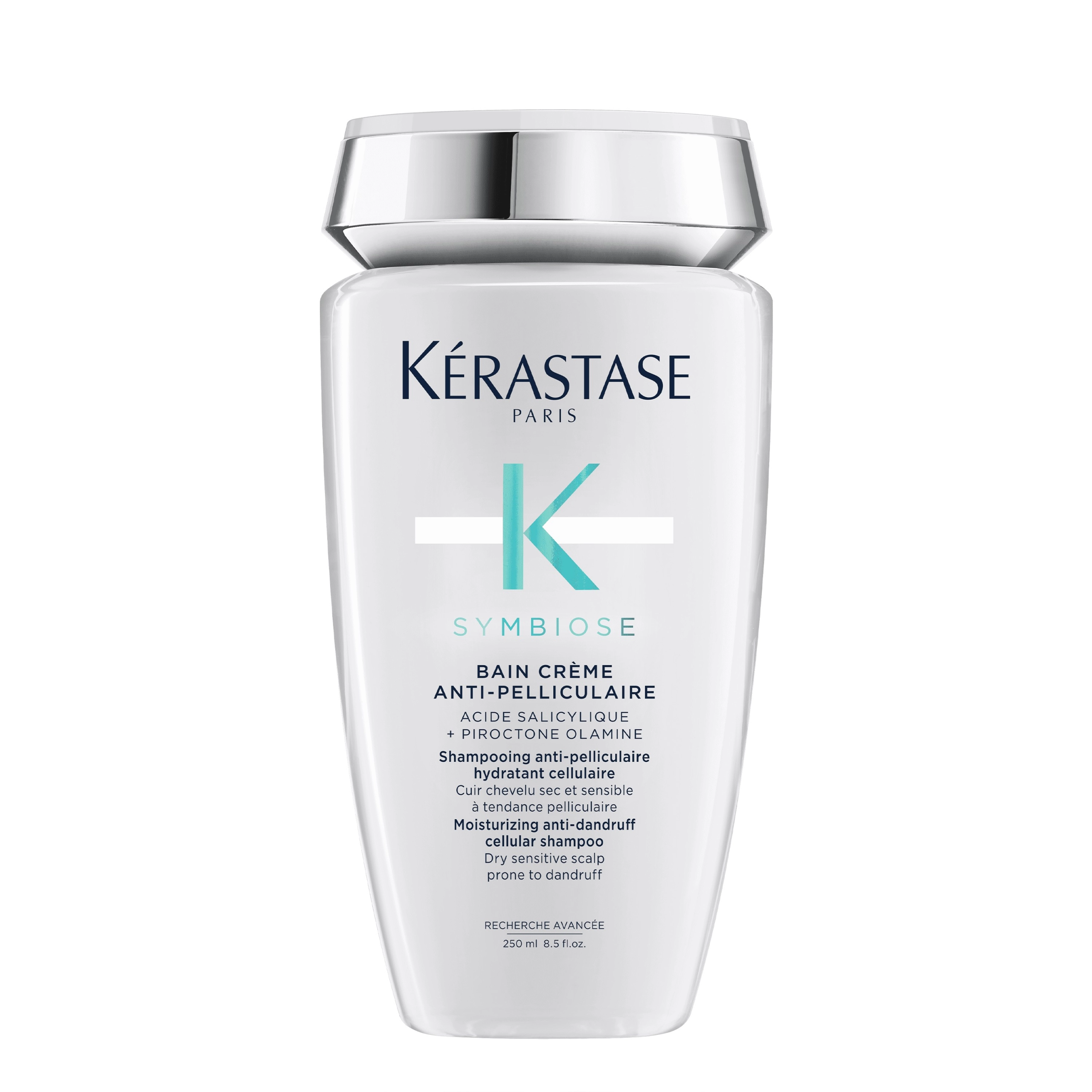 Kérastase Symbiose Bain Crème Anti-Pelliculaire навлажнувачки шампон за сув чувствителен скалп склон кон првут 250мл 3