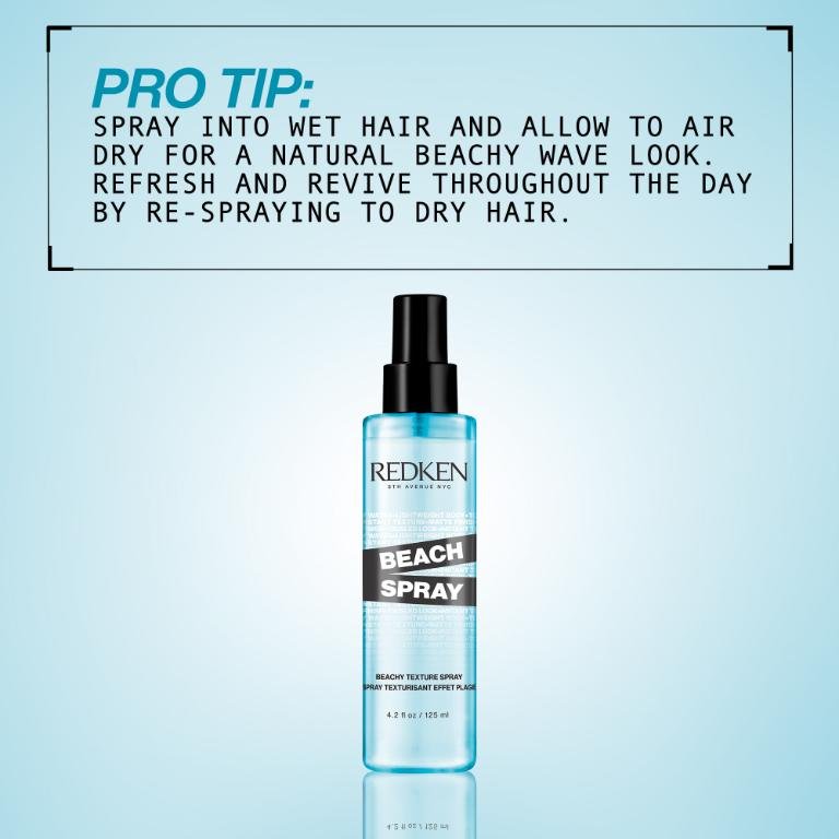 Redken NYC Beach Spray спреј за обликување и дефиниција на коса со мат завршеток и медиум цврстина 150ml 8