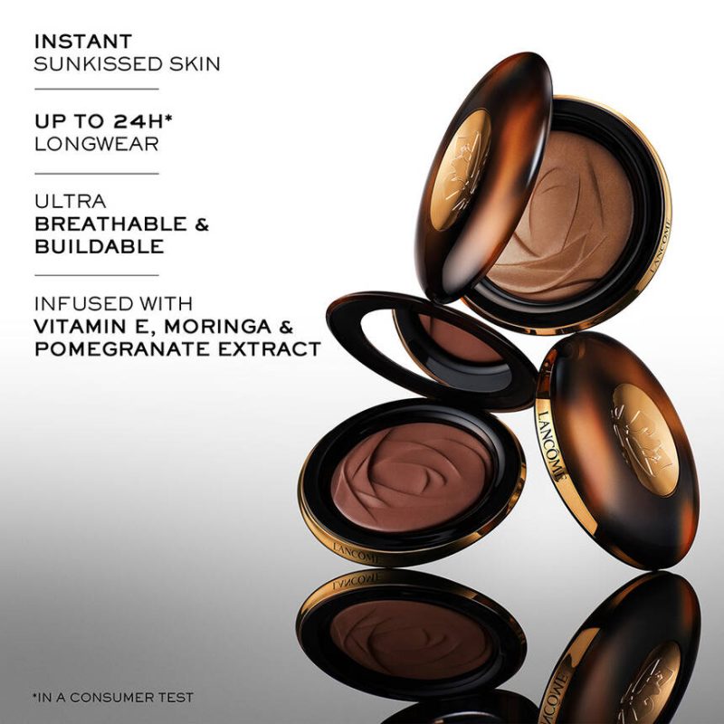 Lancome Teint Idole Ultra Wear C.E. Skin Transforming Powder Bronzer мат бронзер за лице збогатен со витамини 10g 10