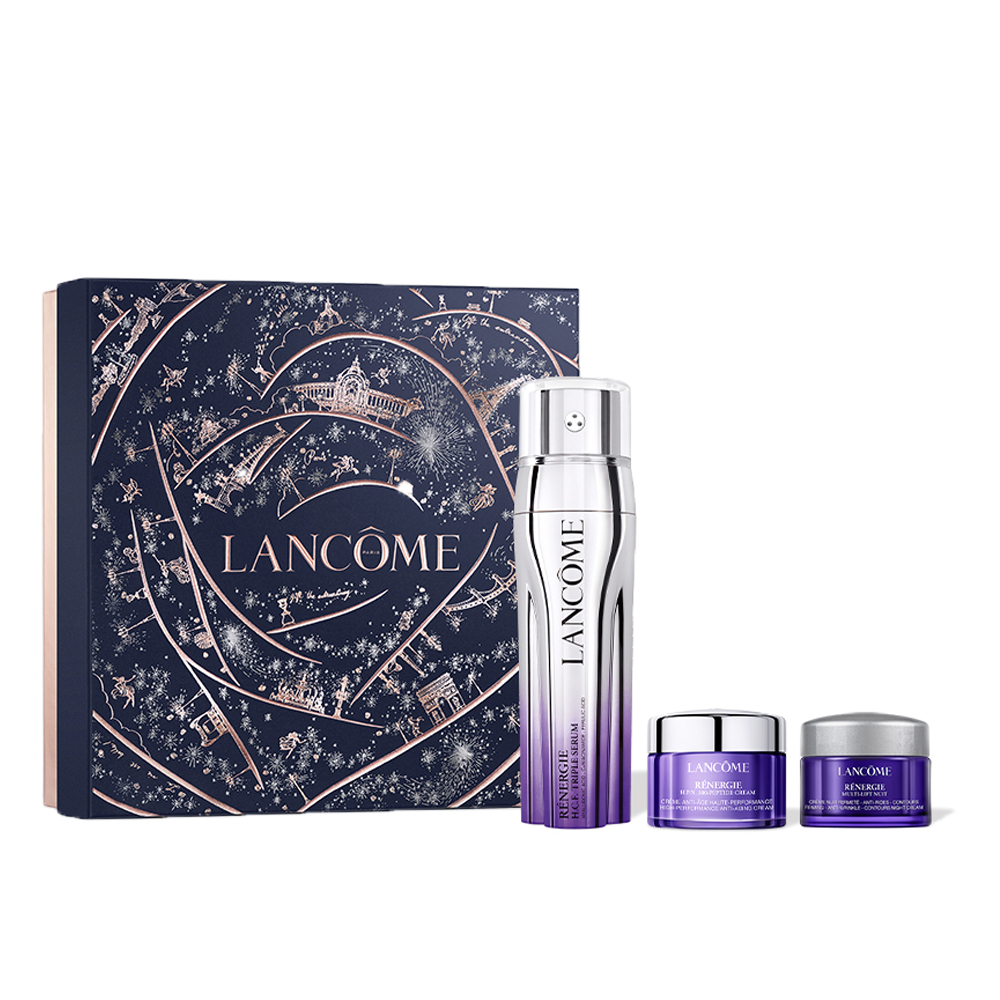 Lancôme сет Rénergie H.C.F. Triple серум за лице 50мл + Rénergie H.P.N 300 пептиди дневна крема за лице против стареење за сите типови на кожа 15 мл + Rénergie ноќна крема за лице 15мл 1