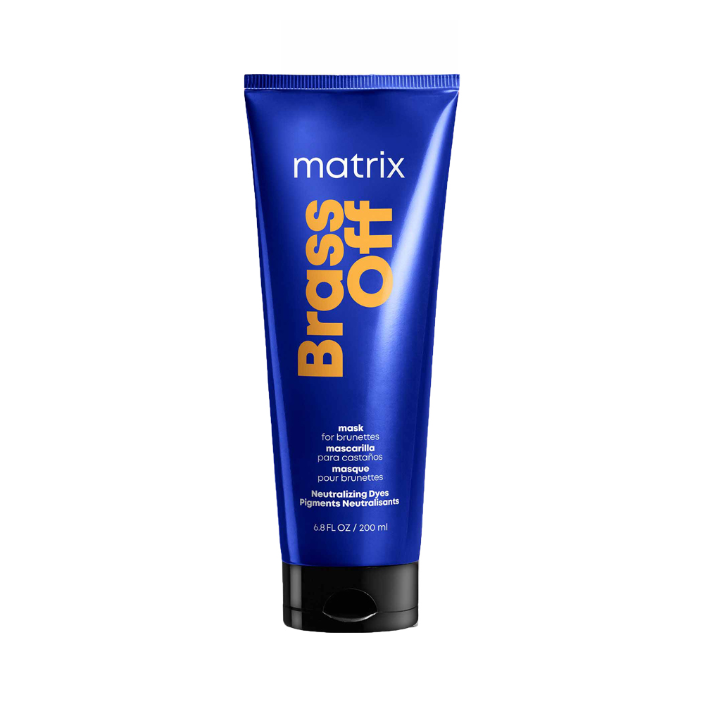 Matrix Brass Off неутрализирачка маска за отстранување на бакарните тонови кај бринета коса 200мл 3