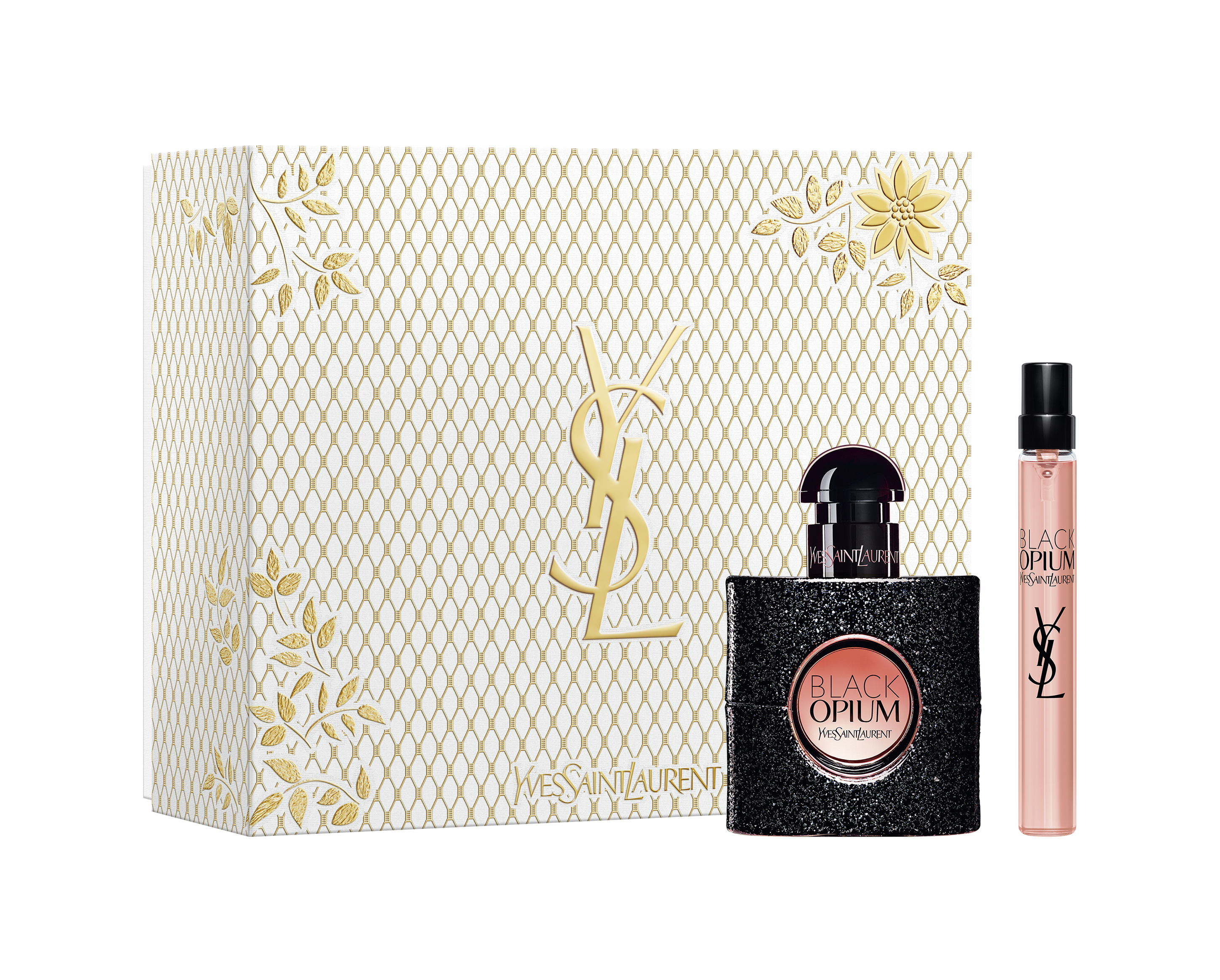 Yves Saint Laurent Black Opium парфем за жени 30мл + Black Opium парфем 10мл 3
