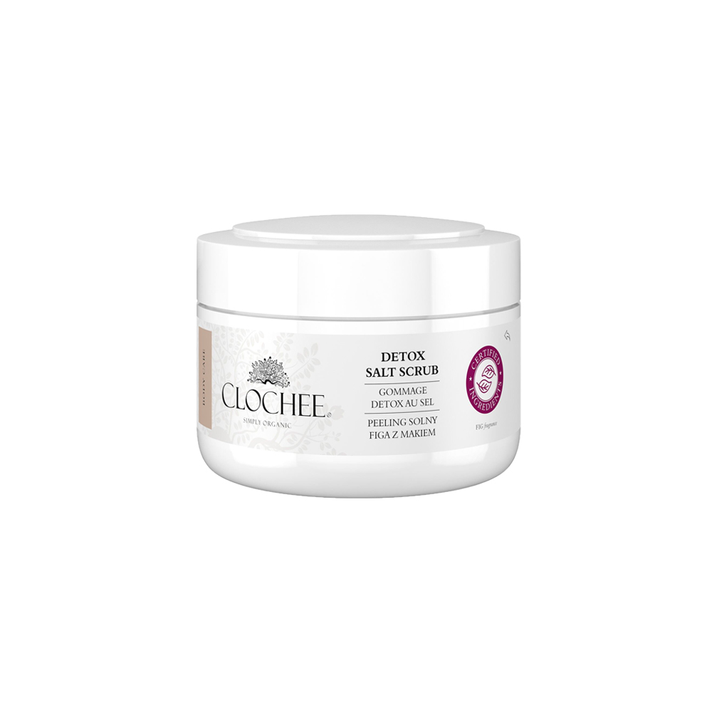 Clochee Detox Salt Scrub солен детокс пилинг со мирис на смоква 250мл 1