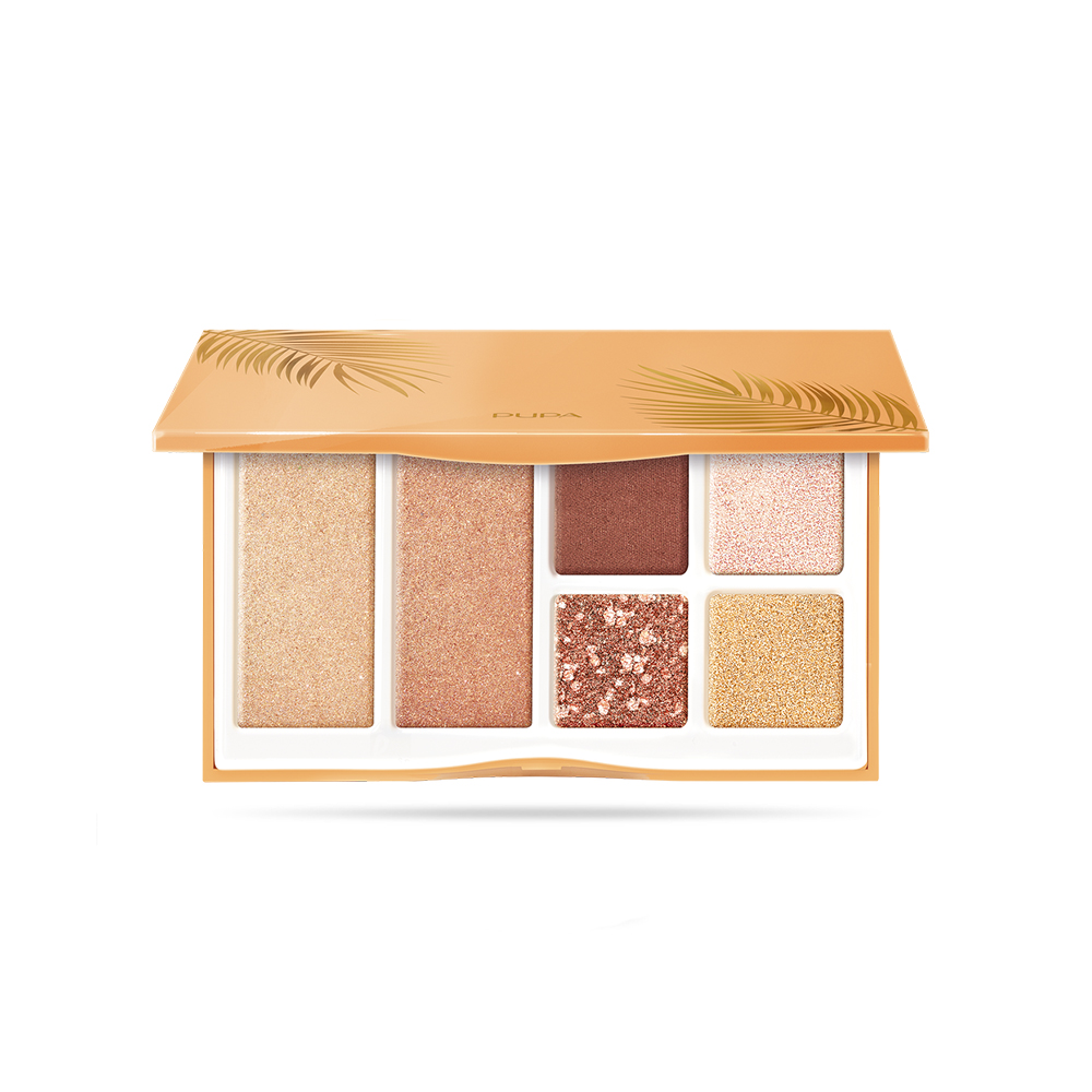 PUPA Shine Bright All in One Sparkling Palette Face and Eye палета за лице и очи 3