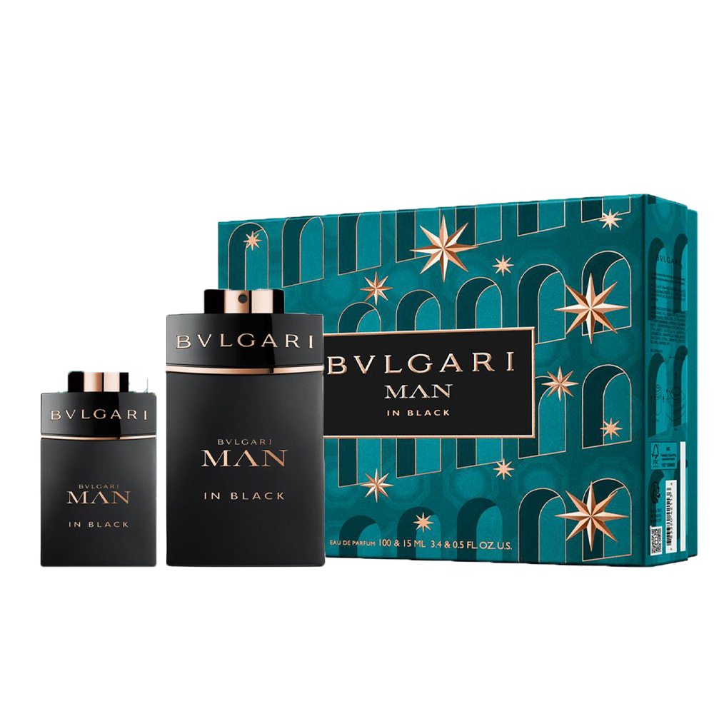 Bvlgari Man In Black Eau De Parfum 100ml + Eau De Parfum 15ml 3