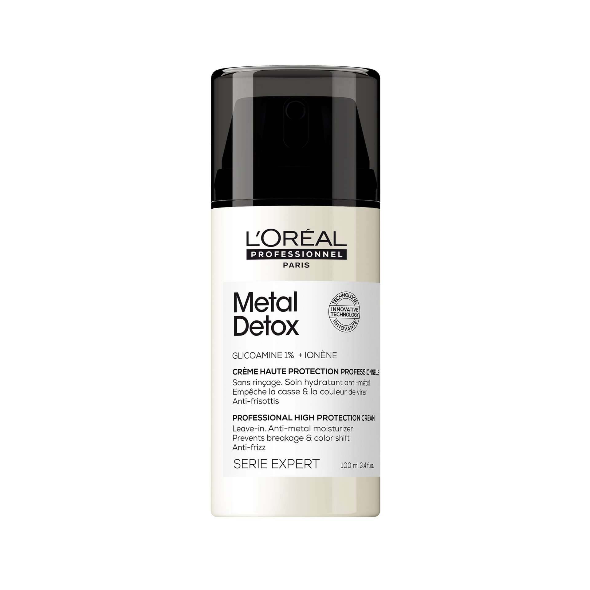 L`Oreal Professionnel Metal Detox заштитна крема без одмивање која го контролира frizz-от и спречува кршење и промена на бојата 100мл 3