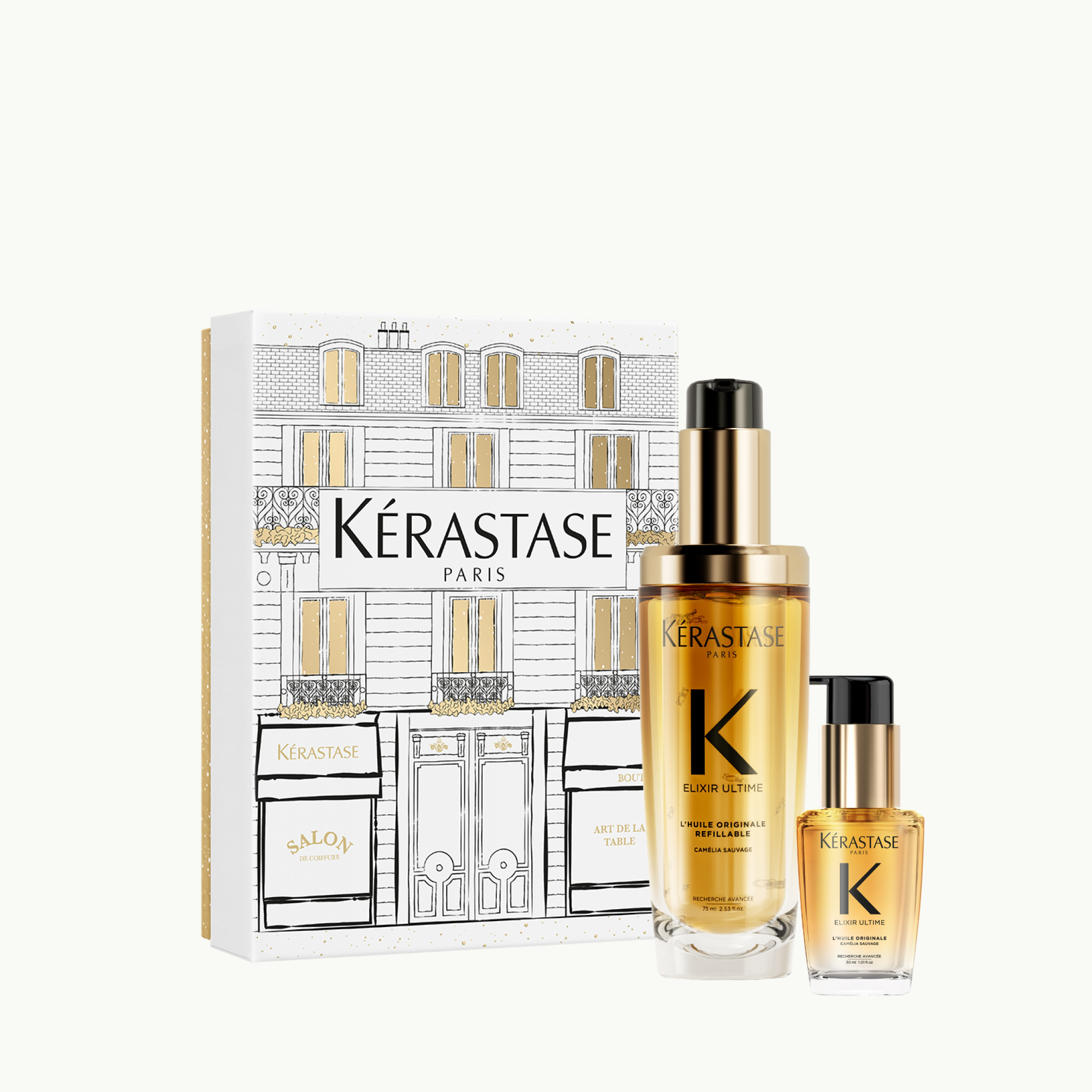 Kérastase Elixir Ultime L’Huile Originale Refillable масло за долготраен сјај и заштита на коса 75ml + 30ml 3