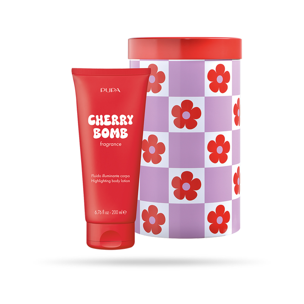 PUPA Happy Box Cherry Bomb светкав лосион за тело 3