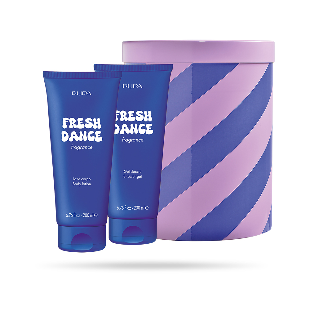 PUPA Happy Box Fresh Dance гел за туширање 200ml + лосион за тело 200ml 1