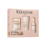 Kérastase Gloss Absolu Discovery сет: Bain Hydra-Glaze хидрирачки осветлувачки шампон за долга коса склона кон frizz 80ml + Gloss Absolu Insta Glaze балсам за поттикнување сјај на долга коса склона кон frizz 45ml + Gloss Absolu Anti-Frizz Glaze Milk млеко во спреј за поттикнување сјај на долга коса склона кон frizz 75ml 3