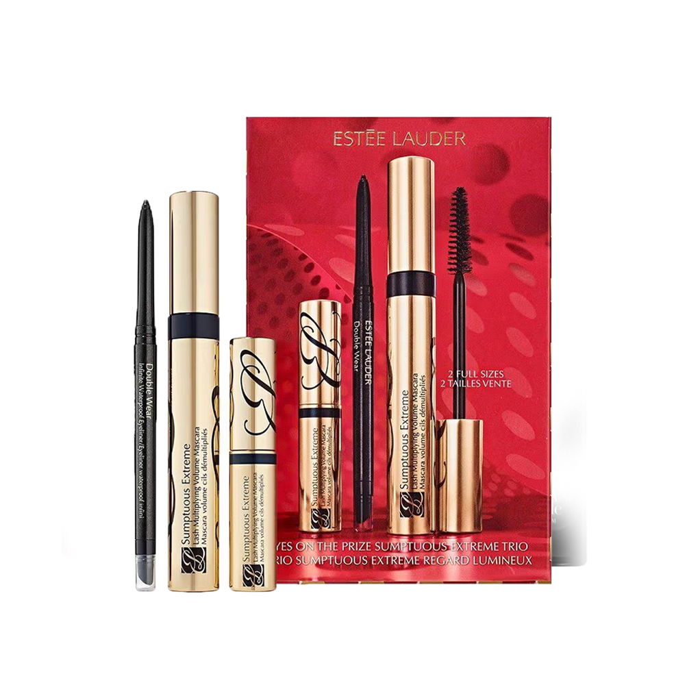 Estee Lauder Eyes on the Prize Sumptuous Extreme Trio Holiday Makeup Gift Set празничен сет од 3 производи 1