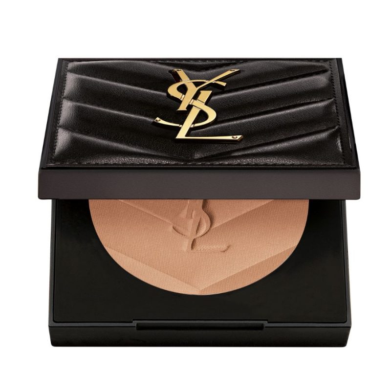 Yves Saint Laurent All Hours Hyper Finish повеќенаменска компактна мат пудра за лице 18