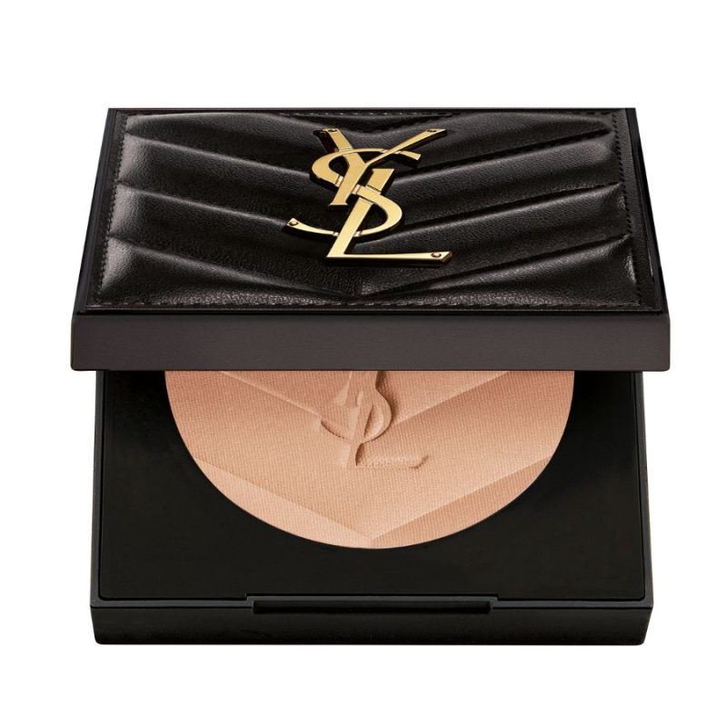 Yves Saint Laurent All Hours Hyper Finish повеќенаменска компактна мат пудра за лице 14