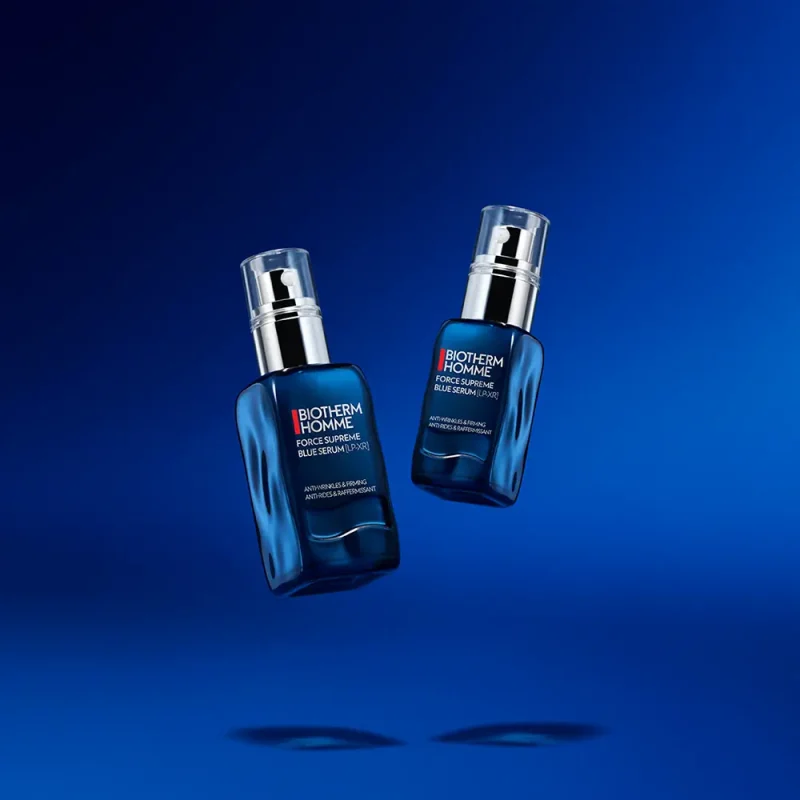 Biotherm Homme Force Supreme Blue Serum (LP - XR) серум за мажи против стареење и брчки 5 Biotherm Homme Force Supreme Blue Serum (LP - XR) серум за мажи против стареење и брчки 4