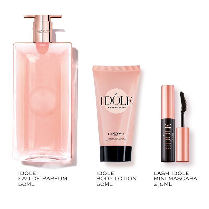Lancôme Idôle парфем за жени 50мл + Idôle крема за тело 50мл + Lash Idôle мини маскара 2мл 2