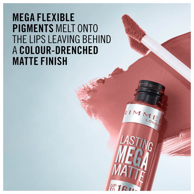 Rimmel Lasting Mega Matte Lipstick течен кармин за усни 2