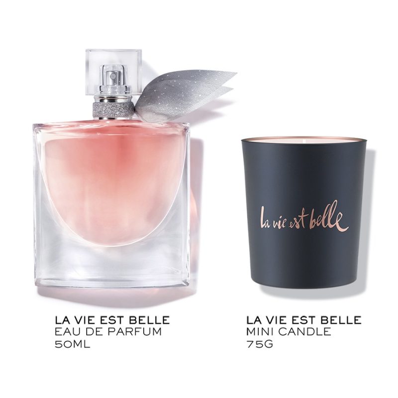 Lancôme La vie est belle L’Eau de parfum 50ml + La vie est belle мини парфимирана свеќа 75g. 3 Lancôme La vie est belle L’Eau de parfum 50ml + La vie est belle мини парфимирана свеќа 75g. 2