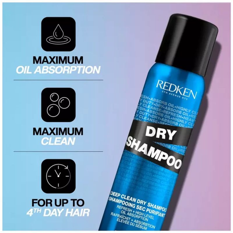 Redken NYC Deep Clean шампон за суво миење на коса кој интензивно го прочистува влакното 91гр 4