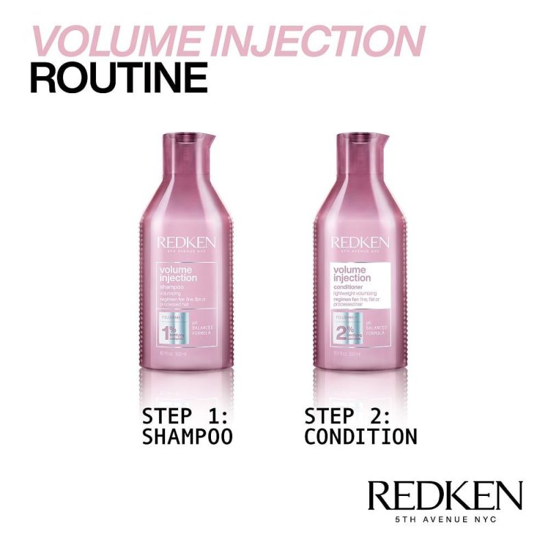 Redken NYC Volume Injection шампон за волумен на коса 300 мл 12