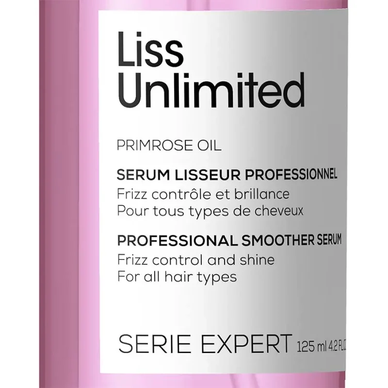 L`Oreal Professionnel Serie Expert Liss Unlimited измазнувачки серум за сјајност и контрола на frizz на сите типови коса 125мл 4