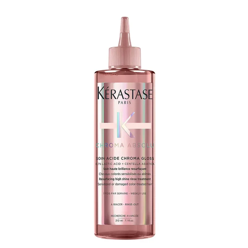3474637059101-1.jpg-1 Kérastase Chroma Absolu Soin Acide Chroma Gloss третман со одмивање за висока сјајност на чувствителна или оштетена боена коса 210мл 1