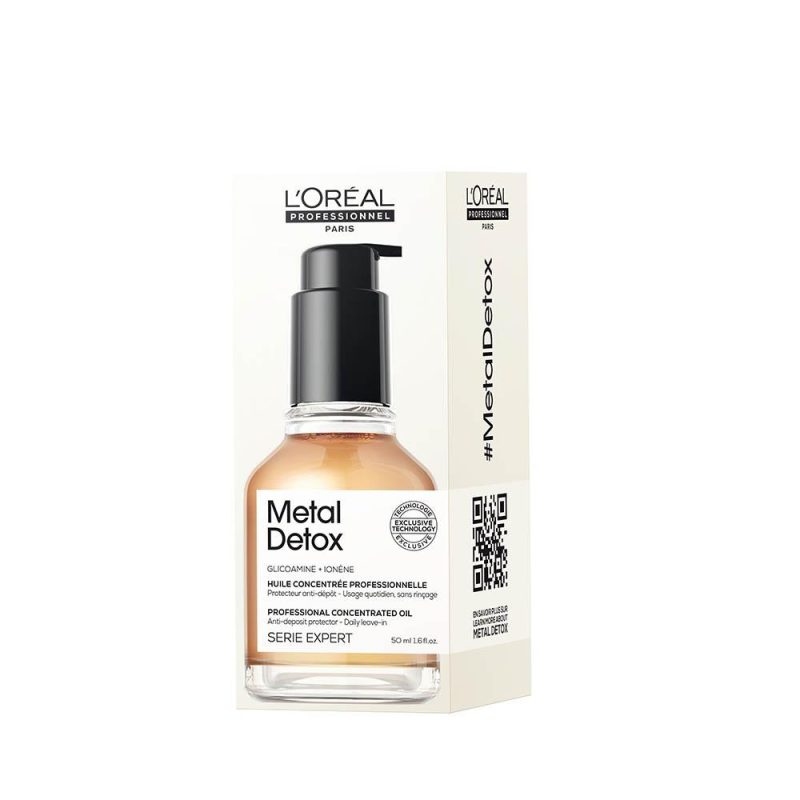 L`Oreal Professionnel Serie Expert Metal Detox концентрирано масло за нега на коса 50мл 2