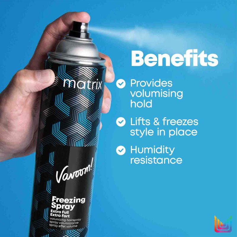 Matrix Vavoom Freezing волумизирачки спреј за коса 500мл 5 Matrix Vavoom Freezing волумизирачки спреј за коса 500мл 4