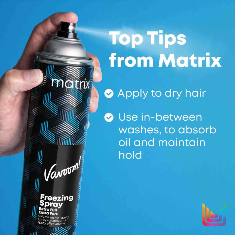 Matrix Vavoom Freezing волумизирачки спреј за коса 500мл 9 Matrix Vavoom Freezing волумизирачки спреј за коса 500мл 8