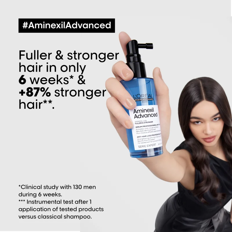 L'Oreal Professionnel Aminexil Advanced Серум активатор против опаѓање на косата 13 L'Oreal Professionnel Aminexil Advanced Серум активатор против опаѓање на косата 12