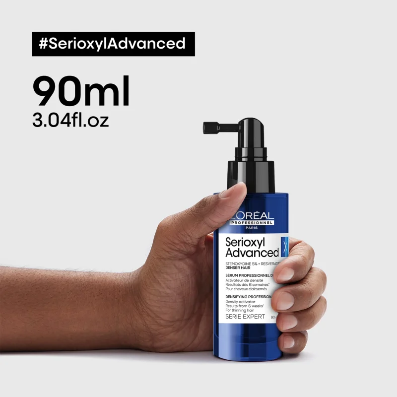 L'Оreal Professionnel Serioxyl Advanced Densifying Professional Serum за зголемување на густината на косата 7 L'Оreal Professionnel Serioxyl Advanced Densifying Professional Serum за зголемување на густината на косата 6