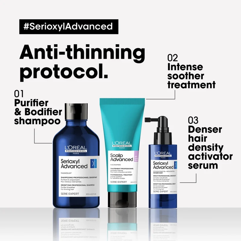 L'Оreal Professionnel Serioxyl Advanced Densifying Professional Shampoo шампон за зголемување на густината на косата 10