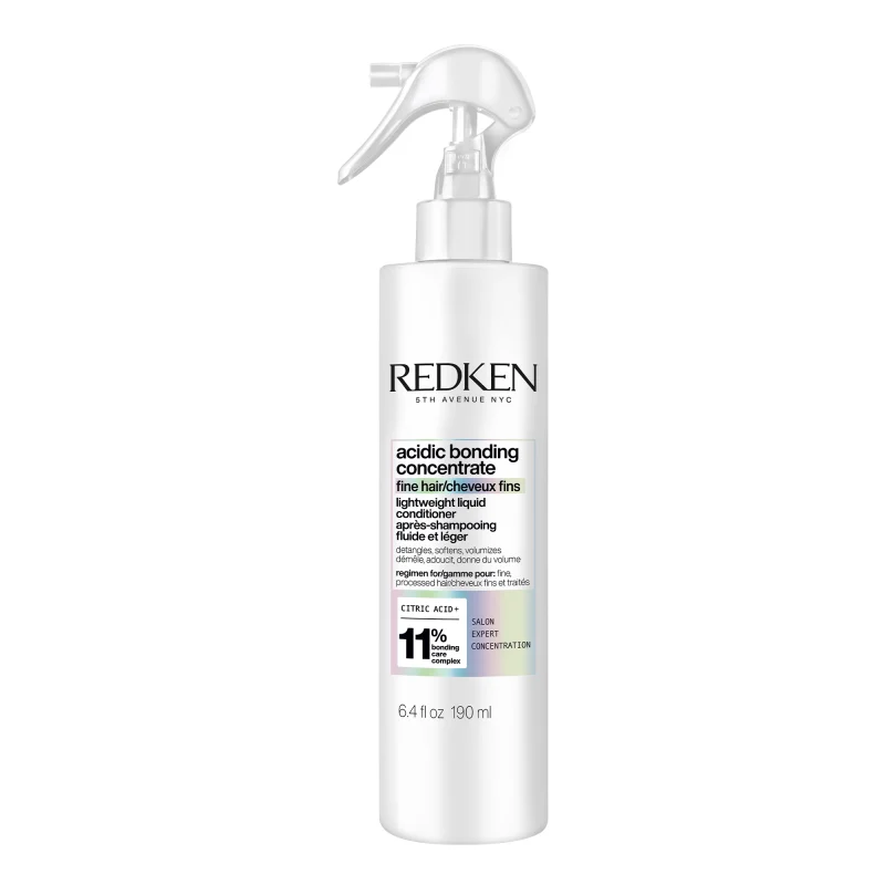 Redken NYC Acidic Bonding Concentrate Lightweight Liquid Conditioner лесен течен балсам за оштетена коса и испукани влакна 190мл 1