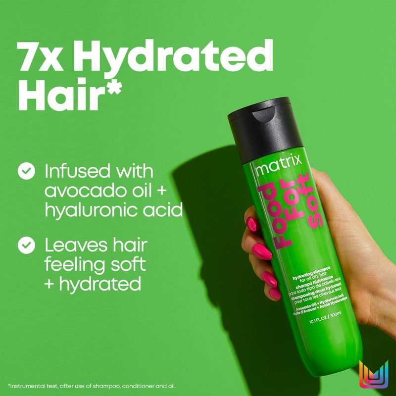 Matrix Food For Soft Hydrating Shampoo хидратантен шампон за сува и оштетена коса 300мл 32