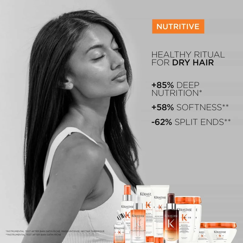 Kérastase Nutritive Masquintense Riche ултра-концентрирана богата маска за многу суво средно до дебело влакно 200мл 7 Kérastase Nutritive Masquintense Riche ултра-концентрирана богата маска за многу суво средно до дебело влакно 200мл 6