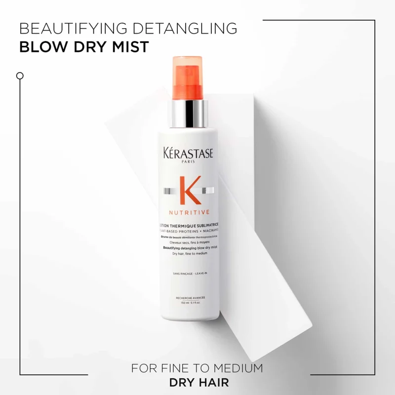 Kérastase Nutritive Lotion Thermique Sublimatrice разубавувачки спреј за отплеткување за суво тенко до средно влакно 150мл 2