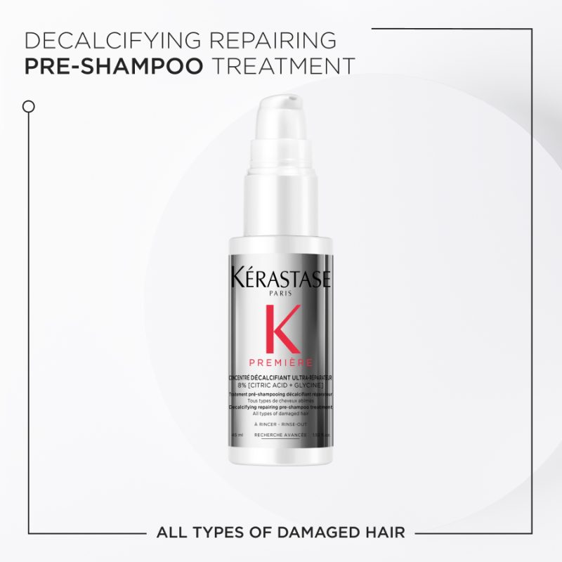 Kérastase Premìere Essentials сет за обнова на сите типови оштетена коса: Première Concentré Décalcifiant Ultra-Réparateur 45ml + Première Bain Décalcifiant Réparateur 80ml + Première Masque Filler Réparateur 75ml 8