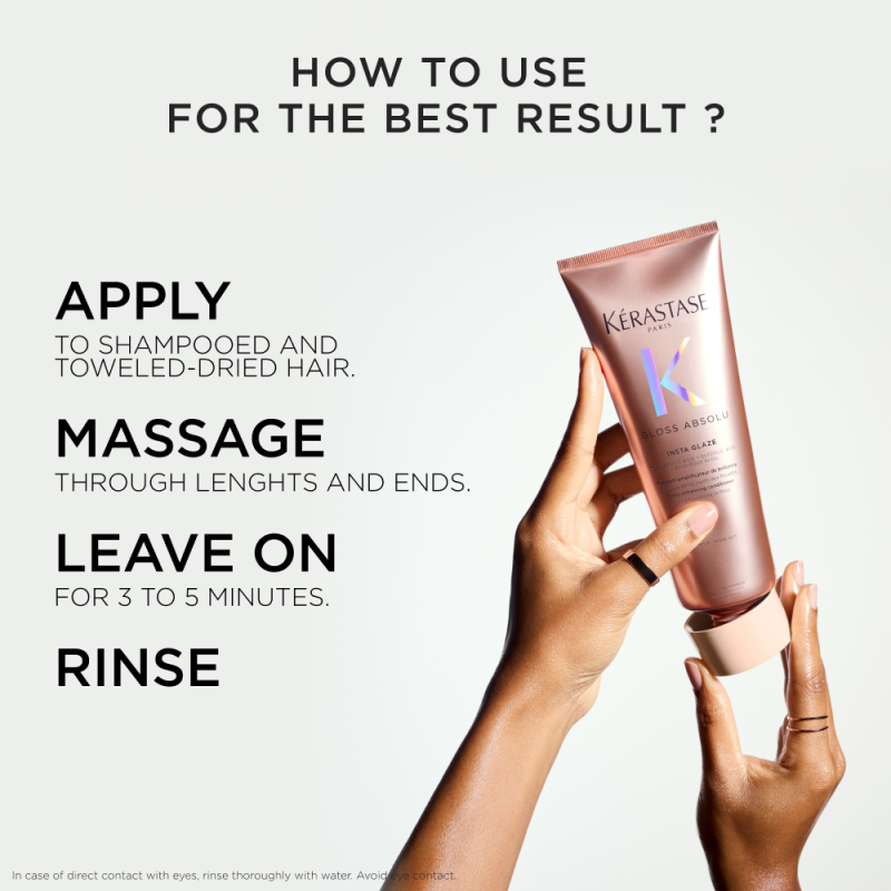 Kérastase Gloss Absolu Insta Glaze балсам за поттикнување сјај на долга коса склона кон frizz 250мл 20