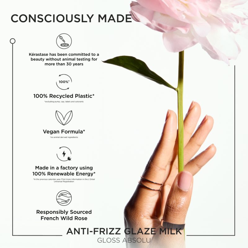 Kérastase Gloss Absolu Anti-Frizz Glaze Milk млеко во спреј за поттикнување сјај на долга коса склона кон frizz 190мл 18