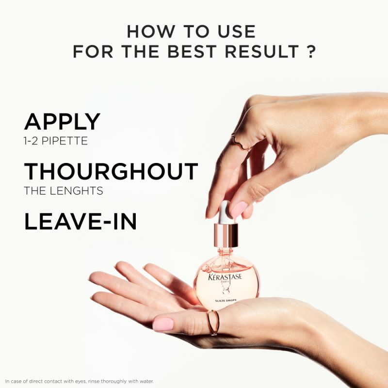 Kérastase Gloss Absolu Glaze Drops масло за поттикнување сјај на долга коса склона кон frizz 45мл 21 Kérastase Gloss Absolu Glaze Drops масло за поттикнување сјај на долга коса склона кон frizz 45мл 20