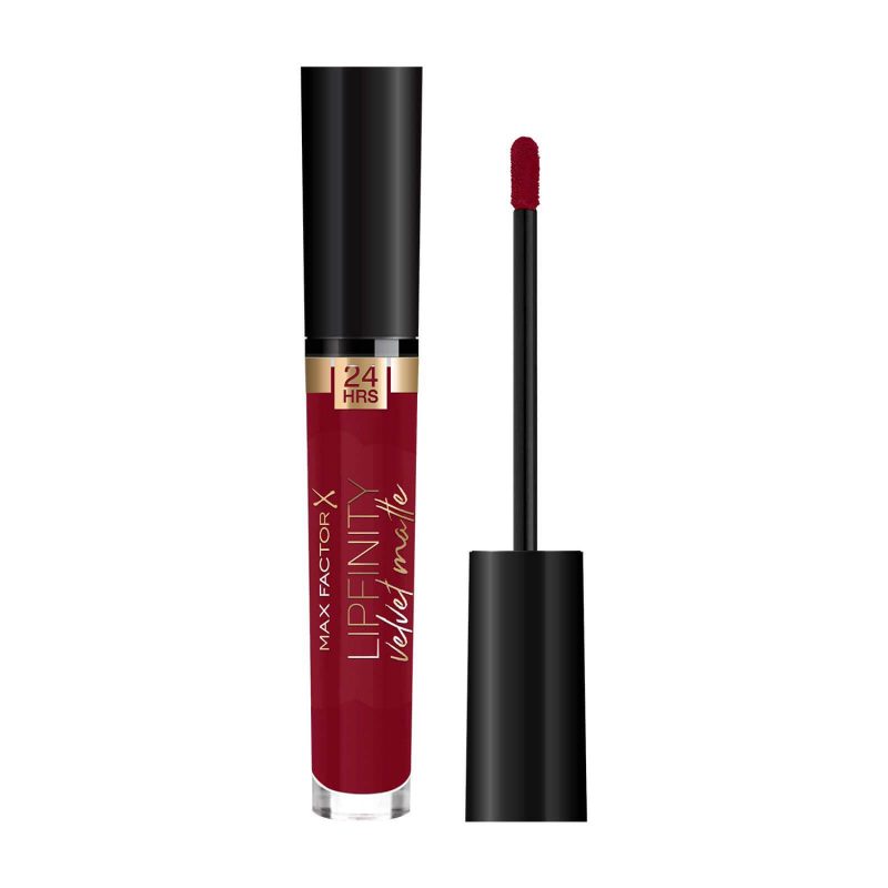 Max Factor Lipfinity Velvet Matte мат кармин за усни 28