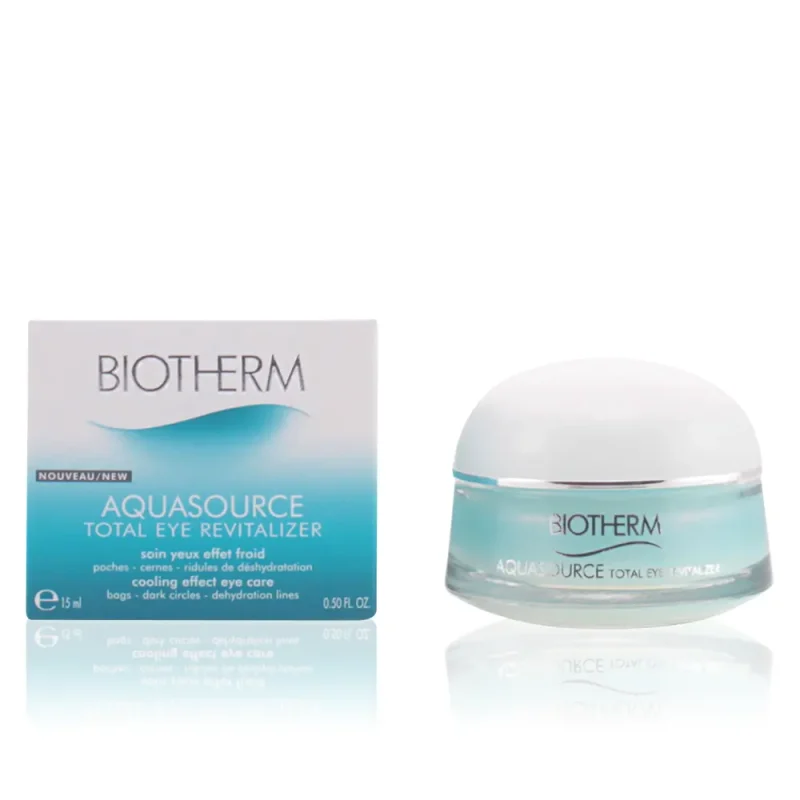 Biotherm Aquasource Total Eye Revitalizer гел за околу очи со разладувачки ефект 15мл 3 Biotherm Aquasource Total Eye Revitalizer гел за околу очи со разладувачки ефект 15мл 2