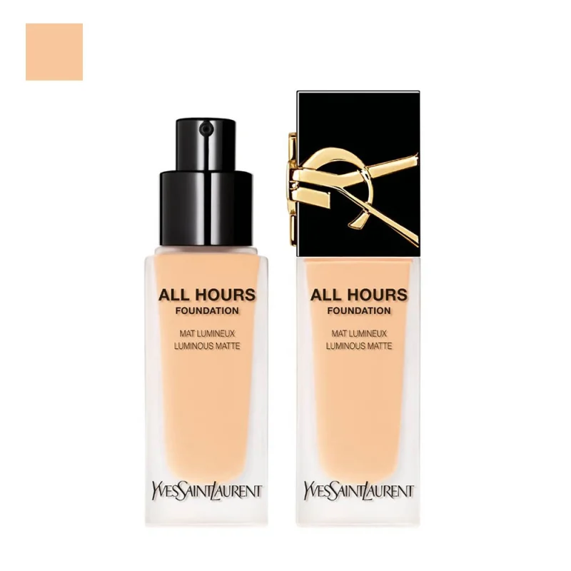 Yves Saint Laurent All Hours Foundation течна пудра за лице 21 Yves Saint Laurent All Hours Foundation течна пудра за лице 20