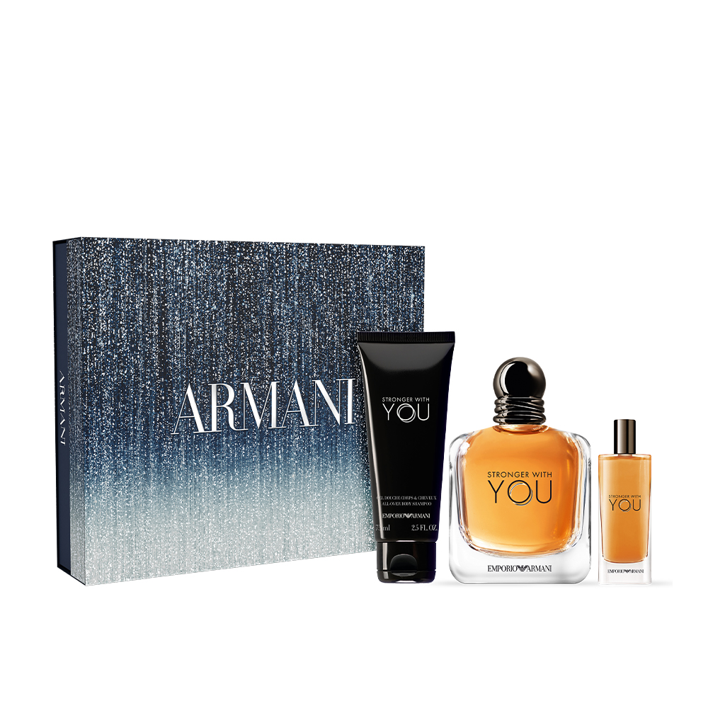 Emporio Armani Stronger With You Eau de toilette 100ml + travel size 15ml + гел за коса и тело 75ml 1