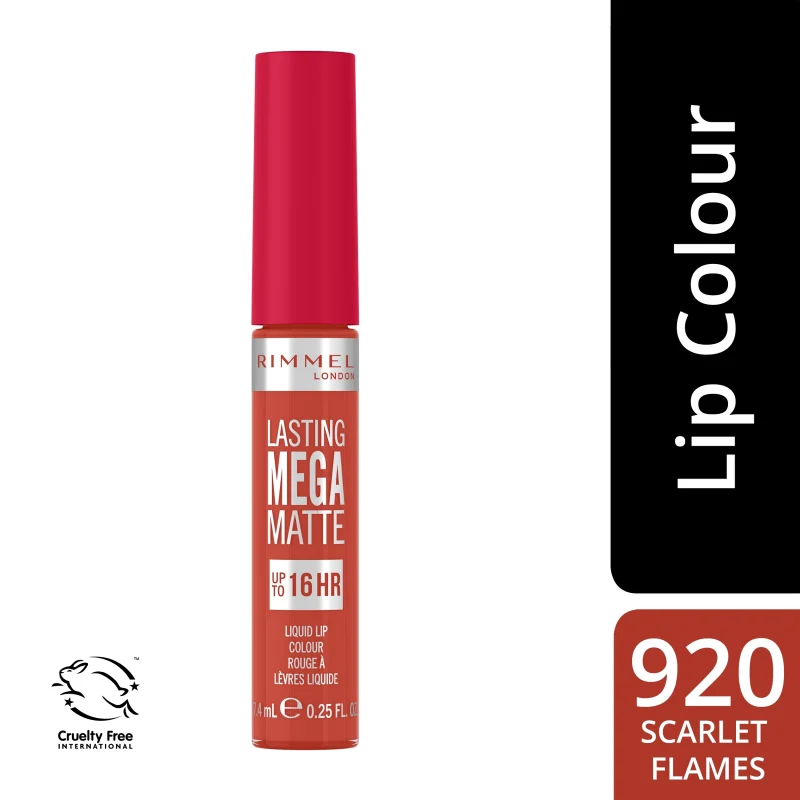 Rimmel Lasting Mega Matte Lipstick течен кармин за усни 52
