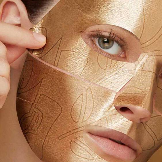 Lancôme Absolue Golden Cream Mask лист маски за лице збогатени со Absolue Soft крема и 24 каратно злато, 5 x 15гр. 8