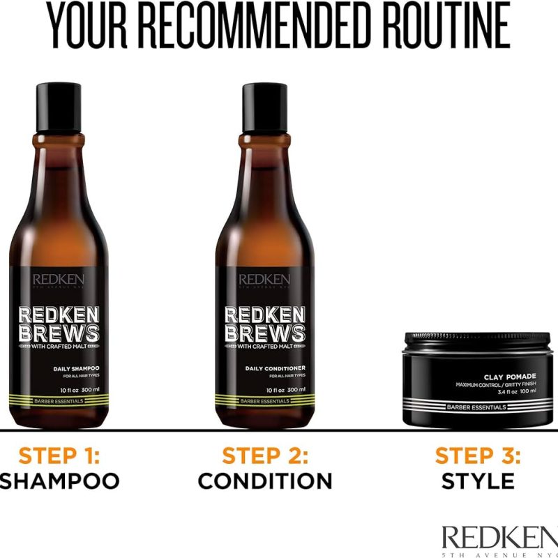 Redken NYC Redken Brews Daily шампон за коса за мажи 300мл - Image 2