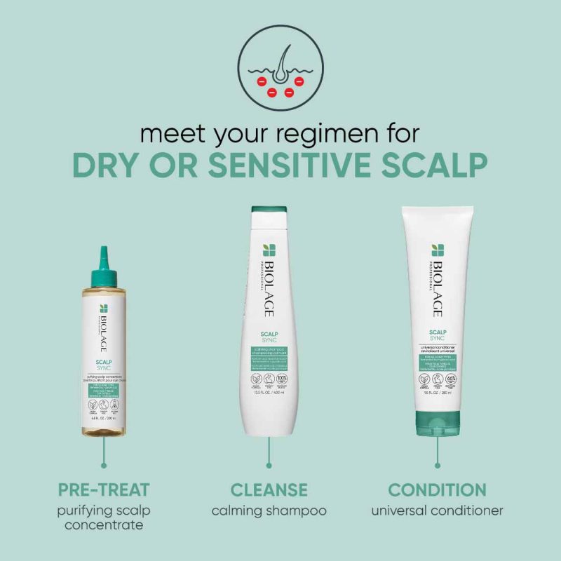 Biolage Scalp Sync лесен регенератор за сув, чувствителен, масен и/или скалп склон кон првут 280мл 8