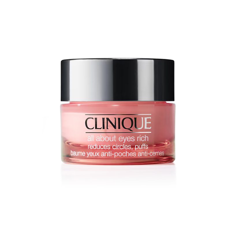 Clinique All About Eyes™ Rich Eye Cream негувачка крема за околу очи со хијалуронска киселина за сите типови кожа 15мл 1